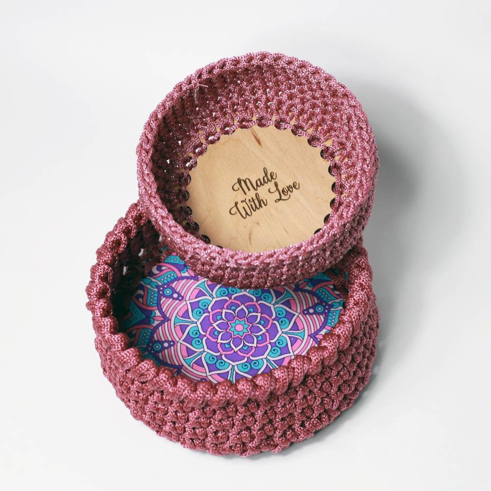 Χειροποίητα καλαθάκια "Made With Love"