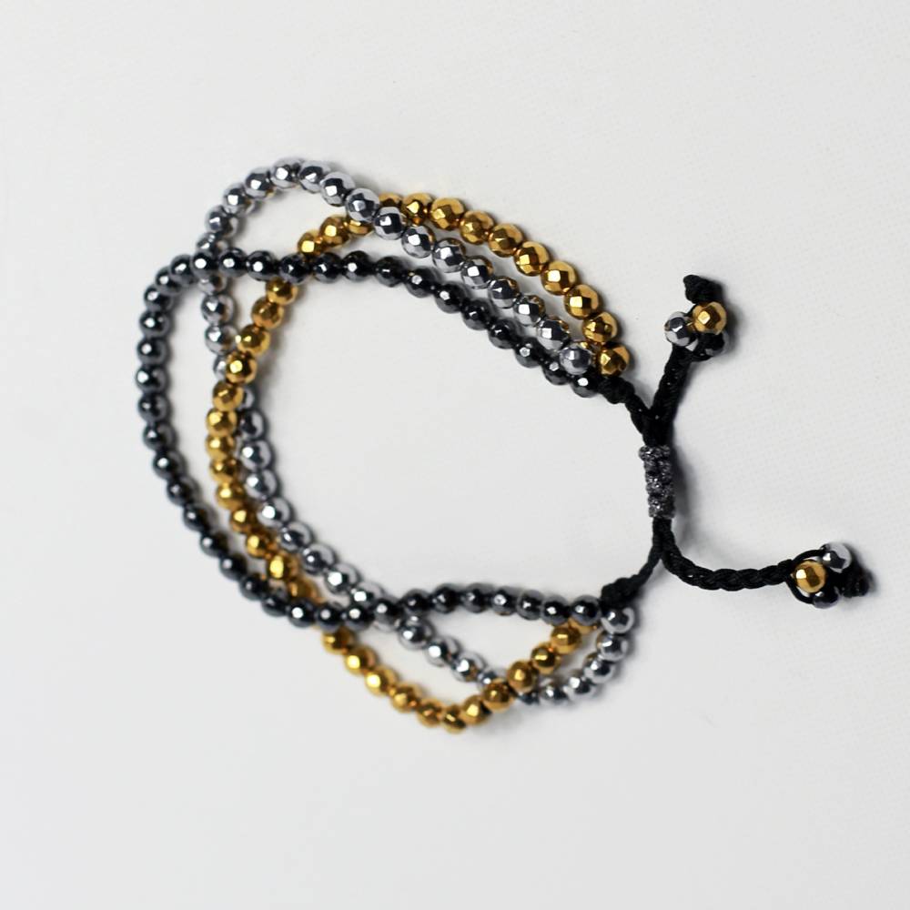 Βραχιόλι Δύναμης με Αιματίτη – "Power Lines"