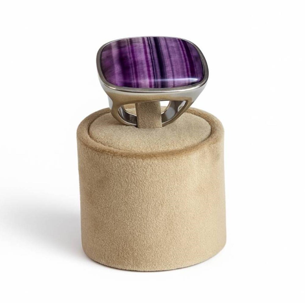 "Mystic Amethyst Agate – Δαχτυλίδι Εσωτερικής Ισχύος"